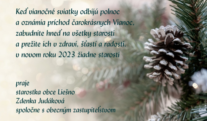 Šťastné a veselé Vianočné sviatky